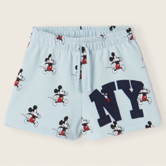 EUC | Zara x Disney | NY shorts | Gray | Girls Size 10 - Picture 1 of 9